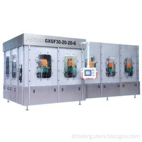Aseptic Pulp Juice Filling Machine for PET PVC PP or Glass